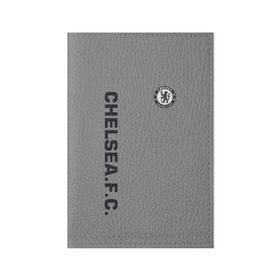 Обложка для паспорта матовая кожа с принтом Chelsea Uniform в Петрозаводске, натуральная матовая кожа | размер 19,3 х 13,7 см; прозрачные пластиковые крепления | chelsea | fc | спорт | спортивные | футбол | футбольный клуб | челси
