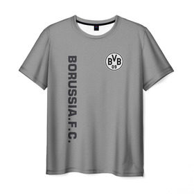 Мужская футболка 3D с принтом FC Borussia 2018 Vintage в Петрозаводске, 100% полиэфир | прямой крой, круглый вырез горловины, длина до линии бедер | borussia dortmund | fc | спорт | спортивные | футбол | футбольный клуб
