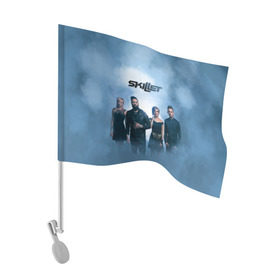 Флаг для автомобиля с принтом Smoke в Петрозаводске, 100% полиэстер | Размер: 30*21 см | awake | monster | skillet | джон купер | кори купер | рок
