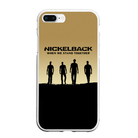 Чехол для iPhone 7Plus/8 Plus матовый с принтом Nickelback в Петрозаводске, Силикон | Область печати: задняя сторона чехла, без боковых панелей | Тематика изображения на принте: back | nickel | nickelback | альтернативный | вот ваша сдача | группа | дэниел адэр | майк крюгер | метал | никелбек | никель | никл бек | постгранж | райан пик | рок | хард | хардрок | чед крюгер