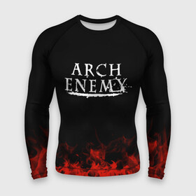 Мужской рашгард 3D с принтом Arch Enemy в Петрозаводске,  |  | arch enemy | band | metal | music | rock | атрибутика | группа | метал | музыка | рок