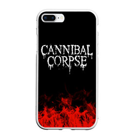 Чехол для iPhone 7Plus/8 Plus матовый с принтом Cannibal Corpse в Петрозаводске, Силикон | Область печати: задняя сторона чехла, без боковых панелей | band | cannibal corpse | metal | music | rock | атрибутика | группа | метал | музыка | рок