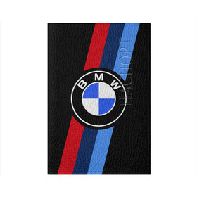 Обложка для паспорта матовая кожа с принтом BMW 2021 M SPORT / БМВ М СПОРТ в Петрозаводске, натуральная матовая кожа | размер 19,3 х 13,7 см; прозрачные пластиковые крепления | bmw | bmw motorsport | bmw performance | carbon | m | motorsport | performance | sport | бмв | карбон | моторспорт | спорт