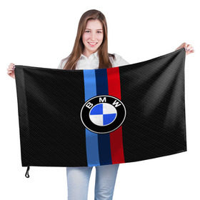 Флаг 3D с принтом BMW Motorsport Carbon в Петрозаводске, 100% полиэстер | плотность ткани — 95 г/м2, размер — 67 х 109 см. Принт наносится с одной стороны | bmw | bmw motorsport | bmw performance | carbon | m | motorsport | performance | sport | бмв | карбон | моторспорт | спорт