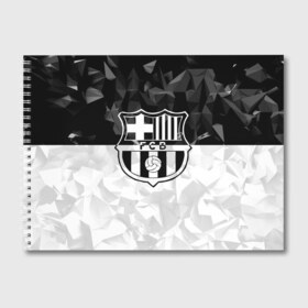 Альбом для рисования с принтом FC Barca Black Collection в Петрозаводске, 100% бумага
 | матовая бумага, плотность 200 мг. | Тематика изображения на принте: fc barcelona | fcb | барселона | спорт | спортивные | футбол | футбольный клуб