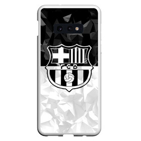 Чехол для Samsung S10E с принтом FC Barca Black Collection в Петрозаводске, Силикон | Область печати: задняя сторона чехла, без боковых панелей | Тематика изображения на принте: fc barcelona | fcb | барселона | спорт | спортивные | футбол | футбольный клуб