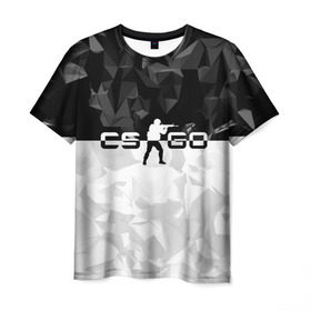 Мужская футболка 3D с принтом CS GO Black Collection в Петрозаводске, 100% полиэфир | прямой крой, круглый вырез горловины, длина до линии бедер | counter strike | cs | cs go | global | go.offensive | шутер