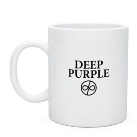Кружка с принтом Deep Purple в Петрозаводске, керамика | объем — 330 мл, диаметр — 80 мм. Принт наносится на бока кружки, можно сделать два разных изображения | Тематика изображения на принте: 