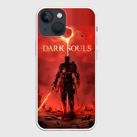Чехол для iPhone 13 mini с принтом Dark Souls в Петрозаводске,  |  | dark souls | praise the sun | you died | дарк соулс