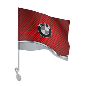 Флаг для автомобиля с принтом BMW METAL COLLECTION SPORT в Петрозаводске, 100% полиэстер | Размер: 30*21 см | auto | automobile | bmw | car | machine | motor | motor car | sport car | автомашина | бмв | легковой автомобиль | спортивный автомобиль | тачка