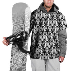 Накидка на куртку 3D с принтом Juventus Black&White в Петрозаводске, 100% полиэстер |  | 
