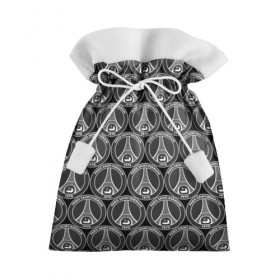 Подарочный 3D мешок с принтом PSG Black&White в Петрозаводске, 100% полиэстер | Размер: 29*39 см | 