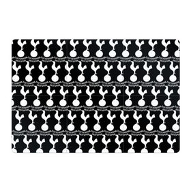 Магнитный плакат 3Х2 с принтом Tottenham Black&White в Петрозаводске, Полимерный материал с магнитным слоем | 6 деталей размером 9*9 см | england | football | logo | sport | tottenham hotspur | англия | арт | лига | лого | спорт | текстура | фк | футбол | футбольный клуб | эмблема