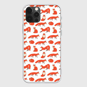 Чехол для iPhone 12 Pro Max с принтом Рыжий паттер в Петрозаводске, Силикон |  | лис | лиса | лисица | лисичка | лисы | паттерн | рыжая