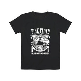 Детская футболка хлопок с принтом Pink Floyd в Петрозаводске, 100% хлопок | круглый вырез горловины, полуприлегающий силуэт, длина до линии бедер | Тематика изображения на принте: pink floyd | pinkfloyd | арт | артрок | группа | дэвид гилмор | пинк флойд | пинкфлойд | прогрессивный | психоделический | рок | сид барретт | симфонический | спэйс | эйсид | экспериментальный