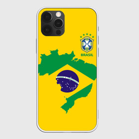 Чехол для iPhone 12 Pro Max с принтом Бразилия форма в Петрозаводске, Силикон |  | Тематика изображения на принте: brazil | uniform