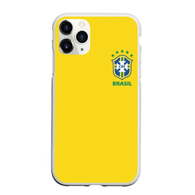 Чехол для iPhone 11 Pro Max матовый с принтом Бразилия форма в Петрозаводске, Силикон |  | brazil | uniform | бразильская | конфедерация