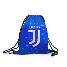 Рюкзак-мешок 3D с принтом Juventus space collection в Петрозаводске, 100% полиэстер | плотность ткани — 200 г/м2, размер — 35 х 45 см; лямки — толстые шнурки, застежка на шнуровке, без карманов и подкладки | football | soccer | ювентус