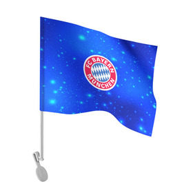 Флаг для автомобиля с принтом FC Bayern Munchen space 2018 в Петрозаводске, 100% полиэстер | Размер: 30*21 см | bayern munchen | football | footer | soccer | socker | спорт | футбол | футбольный клуб