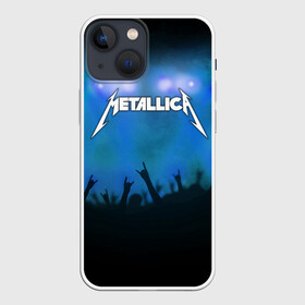 Чехол для iPhone 13 mini с принтом Metallica в Петрозаводске,  |  | band | metal | metallica | music | rock | атрибутика | группа | метал | музыка | рок