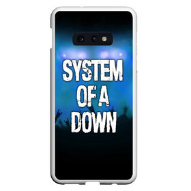 Чехол для Samsung S10E с принтом System of a Down в Петрозаводске, Силикон | Область печати: задняя сторона чехла, без боковых панелей | band | metal | music | rock | system of a down | атрибутика | группа | метал | музыка | рок