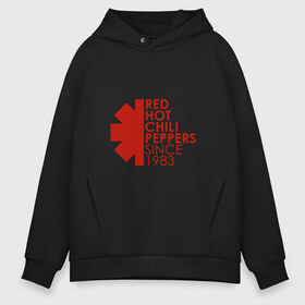 Мужское худи Oversize хлопок с принтом Red Hot Chili Peppers в Петрозаводске, френч-терри — 70% хлопок, 30% полиэстер. Мягкий теплый начес внутри —100% хлопок | боковые карманы, эластичные манжеты и нижняя кромка, капюшон на магнитной кнопке | Тематика изображения на принте: red hot chili peppers | rhcp | альтернативный | группа | джош клингхоффер | красные острые перцы чили | метал | ред хот чили пеперс | рок | рхчп | рэп | фанк | фли | чад смит | энтони кидис