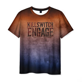 Мужская футболка 3D с принтом Killswitch Engage в Петрозаводске, 100% полиэфир | прямой крой, круглый вырез горловины, длина до линии бедер | Тематика изображения на принте: 