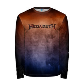 Мужской лонгслив 3D с принтом Megadeth в Петрозаводске, 100% полиэстер | длинные рукава, круглый вырез горловины, полуприлегающий силуэт | band | megadeth | metal | music | rock | атрибутика | группа | метал | музыка | рок