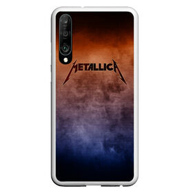 Чехол для Honor P30 с принтом Metallica в Петрозаводске, Силикон | Область печати: задняя сторона чехла, без боковых панелей | band | metal | metallica | music | rock | атрибутика | группа | метал | музыка | рок