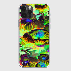 Чехол для iPhone 12 Pro Max с принтом Acid Flower fashion в Петрозаводске, Силикон |  | abstraction | color | flower | garden | spray | tie dye | абстракция | акварель | живопись | искусство | краски | лилии | текстуры | цветные краски | цветы | яркие цвета