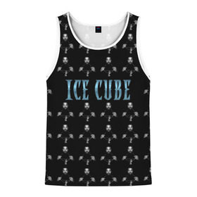 Мужская майка 3D с принтом Ice Cube в Петрозаводске, 100% полиэстер | круглая горловина, приталенный силуэт, длина до линии бедра. Пройма и горловина окантованы тонкой бейкой | hip hop | hiphop | ice cube | mc | n.w.a | rap | айс | гангса | джексон | западное побережье | куб | кубе | кубик льда | кьюб | мс | о ши | оши | реп | репер | речитатив | рэп | рэпер | хип | хипхоп | хоп