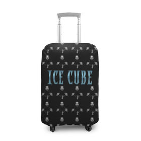 Чехол для чемодана 3D с принтом Ice Cube в Петрозаводске, 86% полиэфир, 14% спандекс | двустороннее нанесение принта, прорези для ручек и колес | hip hop | hiphop | ice cube | mc | n.w.a | rap | айс | гангса | джексон | западное побережье | куб | кубе | кубик льда | кьюб | мс | о ши | оши | реп | репер | речитатив | рэп | рэпер | хип | хипхоп | хоп