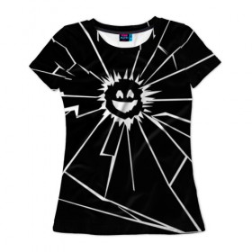 Женская футболка 3D с принтом Черное Зеркало в Петрозаводске, 100% полиэфир ( синтетическое хлопкоподобное полотно) | прямой крой, круглый вырез горловины, длина до линии бедер | black mirror | черное зеркало