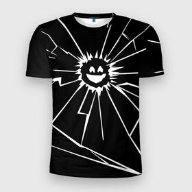 Мужская футболка 3D спортивная с принтом Черное Зеркало в Петрозаводске, 100% полиэстер с улучшенными характеристиками | приталенный силуэт, круглая горловина, широкие плечи, сужается к линии бедра | Тематика изображения на принте: black mirror | черное зеркало