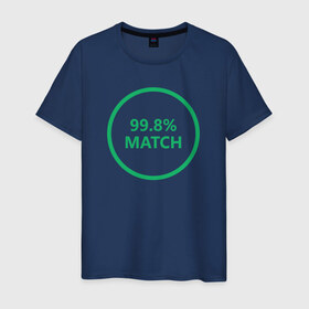 Мужская футболка хлопок с принтом Match в Петрозаводске, 100% хлопок | прямой крой, круглый вырез горловины, длина до линии бедер, слегка спущенное плечо. | black mirror | черное зеркало