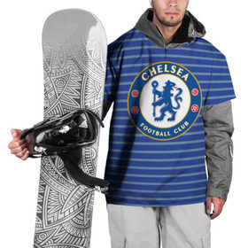 Накидка на куртку 3D с принтом Chelsea FC в Петрозаводске, 100% полиэстер |  | chelsea | england | football | logo | london | sport | англия | лига | лого | спорт | фк | футбол | футбольный клуб | челси | эмблема