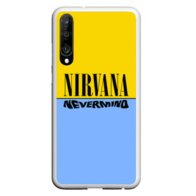 Чехол для Honor P30 с принтом Nirvana nevermino в Петрозаводске, Силикон | Область печати: задняя сторона чехла, без боковых панелей | Тематика изображения на принте: cobain | kurt | nevermino | nirvana | альтернативный | гранж | грол | группа | дональд | кобейн | курт | музыка | надпись | нервана | нирвана | новоселич | певец | рок | смайл | смайлик | солист