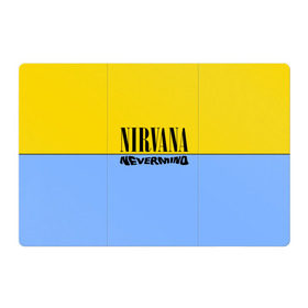 Магнитный плакат 3Х2 с принтом Nirvana nevermino в Петрозаводске, Полимерный материал с магнитным слоем | 6 деталей размером 9*9 см | Тематика изображения на принте: cobain | kurt | nevermino | nirvana | альтернативный | гранж | грол | группа | дональд | кобейн | курт | музыка | надпись | нервана | нирвана | новоселич | певец | рок | смайл | смайлик | солист