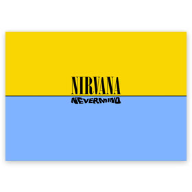 Поздравительная открытка с принтом Nirvana nevermino в Петрозаводске, 100% бумага | плотность бумаги 280 г/м2, матовая, на обратной стороне линовка и место для марки
 | cobain | kurt | nevermino | nirvana | альтернативный | гранж | грол | группа | дональд | кобейн | курт | музыка | надпись | нервана | нирвана | новоселич | певец | рок | смайл | смайлик | солист