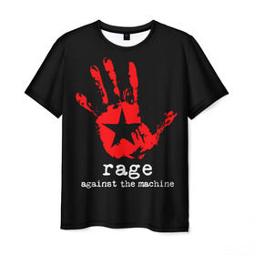 Мужская футболка 3D с принтом Rage Against the Machine в Петрозаводске, 100% полиэфир | прямой крой, круглый вырез горловины, длина до линии бедер | Тематика изображения на принте: rage against the machine | альтернативный | америка | американская рок группа | брэд уилк | жанр | зак де ла роча | калифорния | лос анджелес | метал | музыка | ню метал | рок | рэп метал | рэп рок | рэпкор | сша