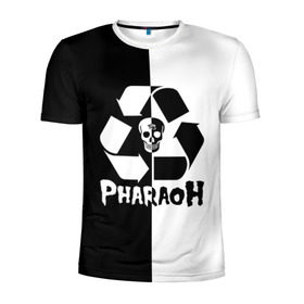 Мужская футболка 3D спортивная с принтом Pharaoh в Петрозаводске, 100% полиэстер с улучшенными характеристиками | приталенный силуэт, круглая горловина, широкие плечи, сужается к линии бедра | pharaoh | rap | голубин | реп | рэп | фараон | фристайл | хип хоп | хипхоп