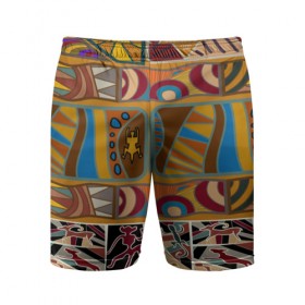 Мужские шорты 3D спортивные с принтом Africa Style в Петрозаводске,  |  | afrika | pattern | африка | африканские мотивы | африканские узоры | солнце | узор | этника | южный континент