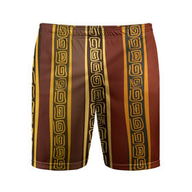 Мужские шорты 3D спортивные с принтом Африканские символы в Петрозаводске,  |  | afrika | pattern | африка | африканские мотивы | африканские узоры | солнце | узор | этника | южный континент