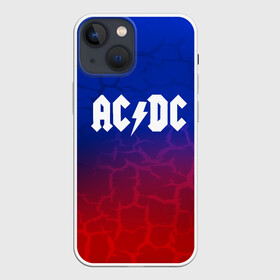 Чехол для iPhone 13 mini с принтом AC DC angeldevil в Петрозаводске,  |  | ac dc | logo | music | pop | rock | usa | альтернатива | америка | металл | музыка | музыкальный | поп | рок