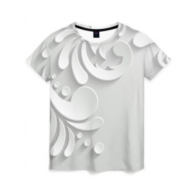 Женская футболка 3D с принтом Нежность и страсть в Петрозаводске, 100% полиэфир ( синтетическое хлопкоподобное полотно) | прямой крой, круглый вырез горловины, длина до линии бедер | абстракция | веселые | модные | новинки | популярные | прикольные | узор | цветные | яркие