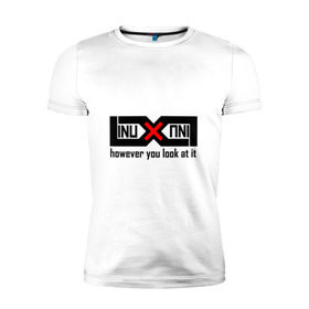 Мужская футболка премиум с принтом Linux как ни крути в Петрозаводске, 92% хлопок, 8% лайкра | приталенный силуэт, круглый вырез ворота, длина до линии бедра, короткий рукав | linux | админ | линукс | никс | программист | сисадмин
