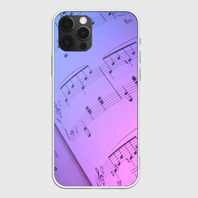 Чехол для iPhone 12 Pro Max с принтом Ноты в Петрозаводске, Силикон |  | guitar | music | piano | гитара | музыка | ноты | пианино