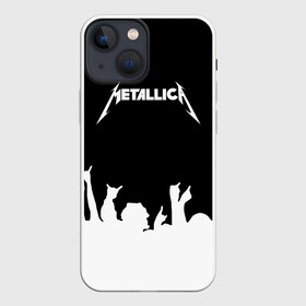 Чехол для iPhone 13 mini с принтом Metallica в Петрозаводске,  |  | metallica | группа | джеймс хэтфилд | кирк хэмметт | ларс ульрих | метал | металика | металлика | миталика | музыка | роберт трухильо | рок | трэш | трэшметал | хард | хардрок | хеви | хевиметал