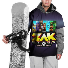 Накидка на куртку 3D с принтом Zak Storm в Петрозаводске, 100% полиэстер |  | Тематика изображения на принте: zak storm | дети | зак шторм | мультфильмы | сёрфинг
