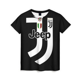 Женская футболка 3D с принтом Juventus FIFA Edition в Петрозаводске, 100% полиэфир ( синтетическое хлопкоподобное полотно) | прямой крой, круглый вырез горловины, длина до линии бедер | champions | championship | collection | fifa | italy | jeep | juventus | league | seria a | италия | лига | серия а | фифа | чемпионов | ювентус